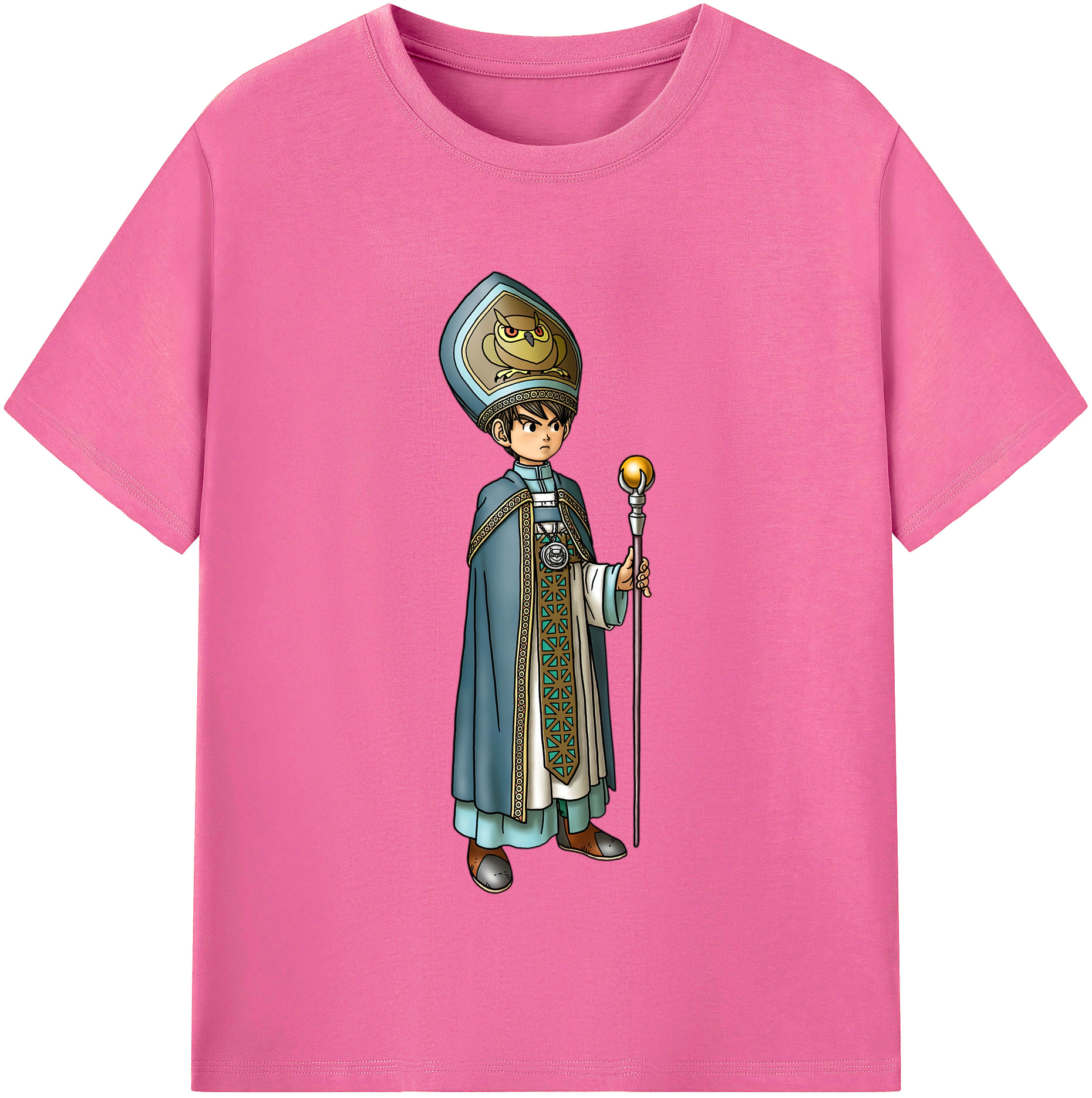 （画像用） ドラゴンクエスト Doragon Kuesuto Dragon Quest レディースカジュアルプリントTシャツ（綿100％）